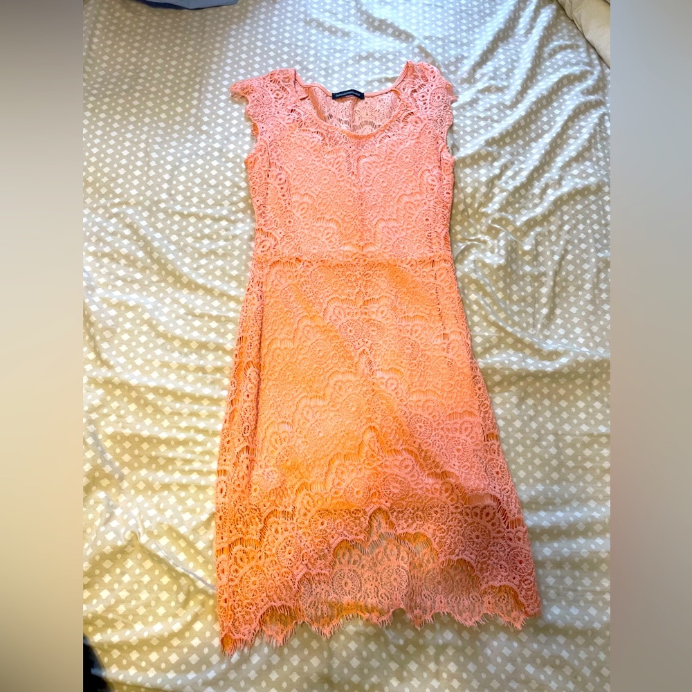 Lace mini dress